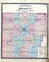 County Outline Map, Hancock County 1875